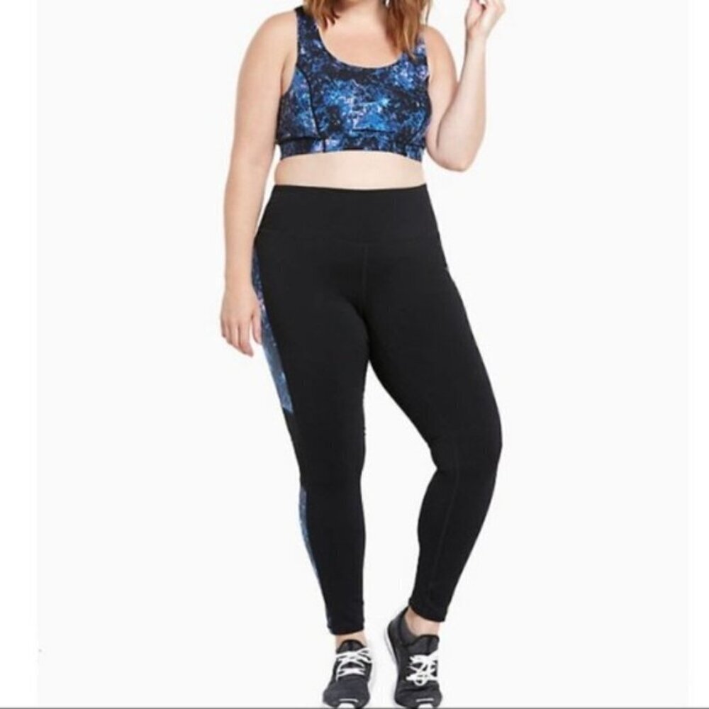 Torrid Active Abstract Print Crossback Sports Bra - image 3